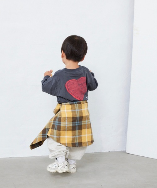 Fluffy BROTHERS（フラッフィーブラザーズ）の「チェック長袖シャツ（シャツ/ブラウス・キッズ・グリーン/イエロー・90/80/100/150/140/110/130/120）」の20枚目の写真