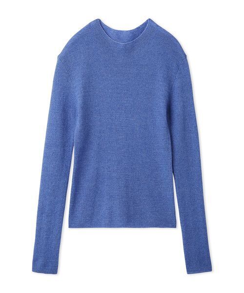 【新品✨定価約5万円】ebure 22AW モヘヤ混 ニット オーバーサイズ モヘヤ混ラメリブニットプルオーバー（ニット/セーター）｜Mila Owen