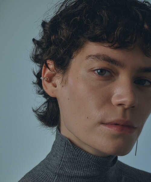 and cloud（アンドクラウド）の「Chain Charm Earring（イヤリング・レディース・シルバー・FREE）」の6枚目の写真