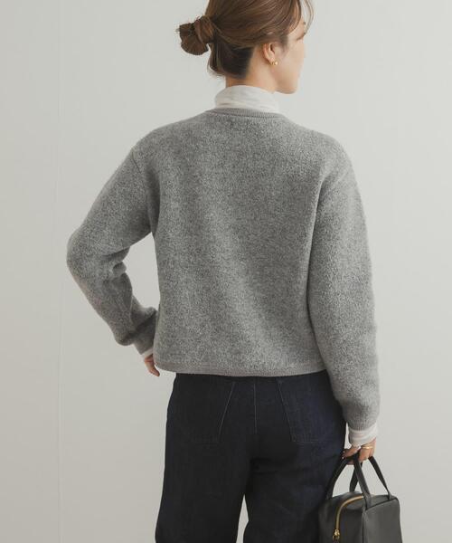 新品タグ付き　ノーカラーニットカーディガン　アーバンリサーチドアーズ かぐれ 新品タグ付き ノーカラーニットカーディガン アーバンリサーチドアーズ