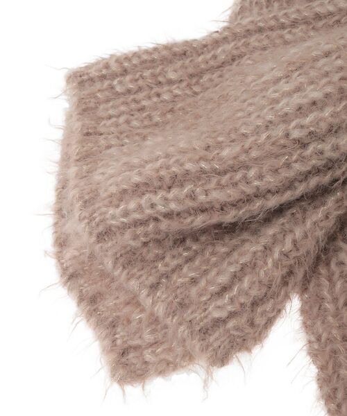earth music&ecology(アースミュージックアンドエコロジー)の「カラーミックスシャギーマフラー(マフラー・レディース・モカ/クリーム/グレー・FREE)」の15枚目の写真