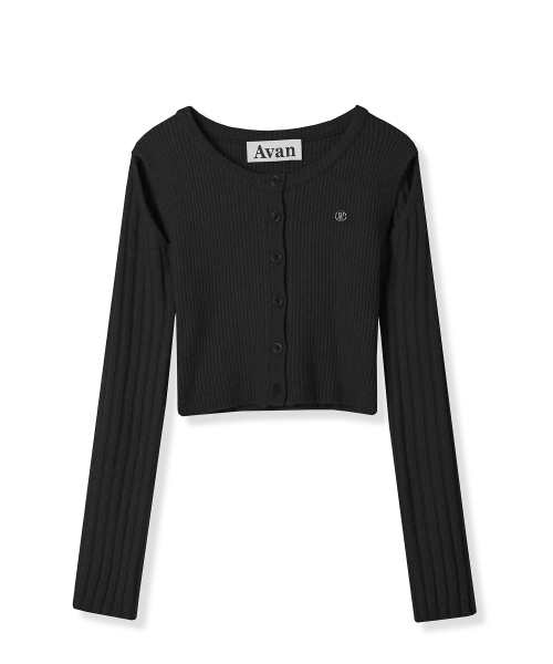 AVANDRESS(アバンドレス )の「Irene Shoulder Cutting Round Knit BLACK(ニット/セーター・レディース・ブラック・FREE)」の5枚目の写真