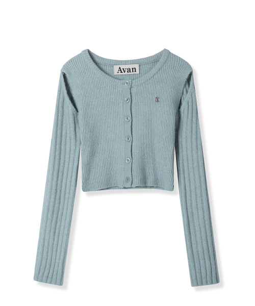 AVANDRESS(アバンドレス )の「Irene Shoulder Cutting Round Knit BLACK(ニット/セーター・レディース・ブラック・FREE)」の6枚目の写真