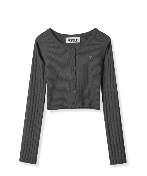 AVANDRESS(アバンドレス )の「Irene Shoulder Cutting Round Knit BLACK(ニット/セーター・レディース・ブラック・FREE)」の7枚目の写真