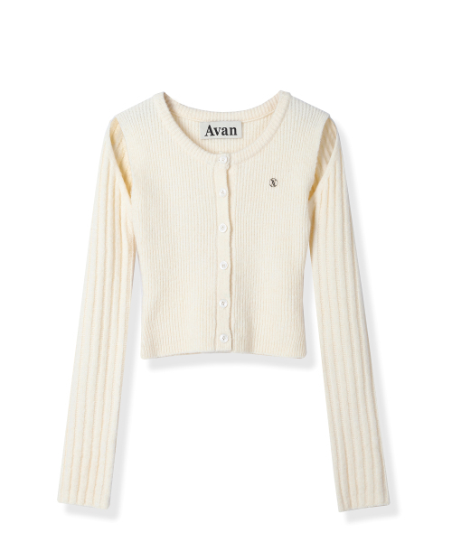AVANDRESS(アバンドレス )の「Irene Shoulder Cutting Round Knit BLACK(ニット/セーター・レディース・ブラック・FREE)」の8枚目の写真