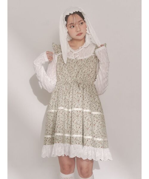 petit flowerフレアミニワンピース（ワンピース）｜merry jenny