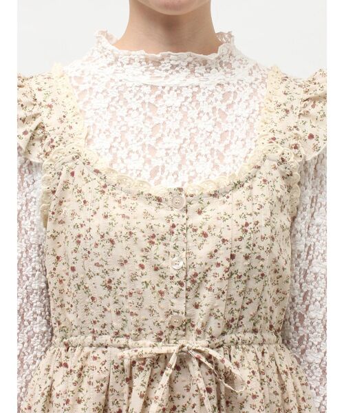 petit flowerフレアミニワンピース（ワンピース）｜merry jenny