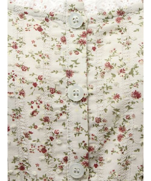 merry jenny（メリージェニー）の「petit flowerフレアミニワンピース（ワンピース・レディース・グリーン/ピンク/アイボリー・FREE）」の6枚目の写真