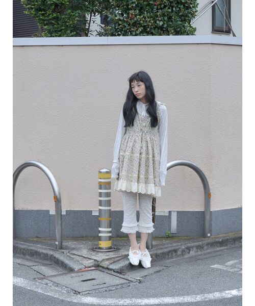 merry jenny（メリージェニー）の「petit flowerフレアミニワンピース（ワンピース・レディース・グリーン/ピンク/アイボリー・FREE）」の6枚目の写真