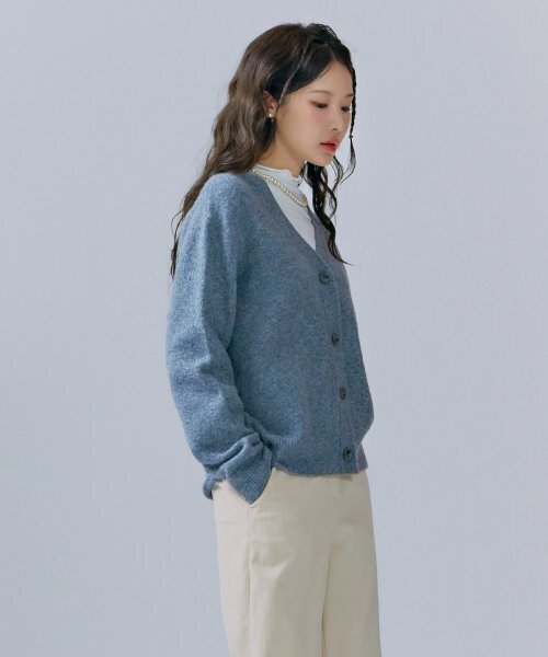 CHASECULT(チェイスカルト)の「レディース ルーズフィット ボカシ カーディガン-CFRG4371C0B(カーディガン/ボレロ・レディース・アッシュグレー・85/90)」の3枚目の写真