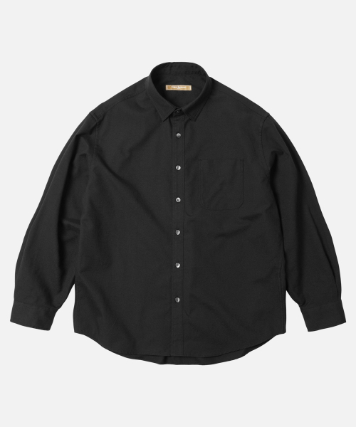 FRIZMWORKS(フリズムワークス)の「OG OXFORD OVERSIZED SHIRT _ BLACK(シャツ/ブラウス・メンズ・その他・SMALL/MEDIUM/LARGE/X-LARGE)」の1枚目の写真