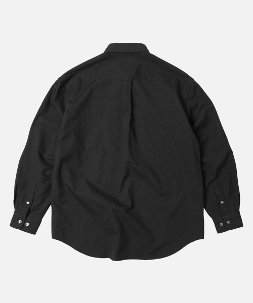 FRIZMWORKS(フリズムワークス)の「OG OXFORD OVERSIZED SHIRT _ BLACK(シャツ/ブラウス・メンズ・その他・SMALL/MEDIUM/LARGE/X-LARGE)」の2枚目の写真