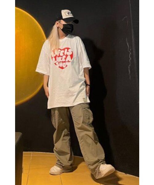 GRAVER（グレーバー）の「[ユニセックス]ライフラブハート半袖Tシャツ_ホワイト（Tシャツ/カットソー・レディース・ホワイト・SMALL/MEDIUM/LARGE/X-LARGE）」の3枚目の写真