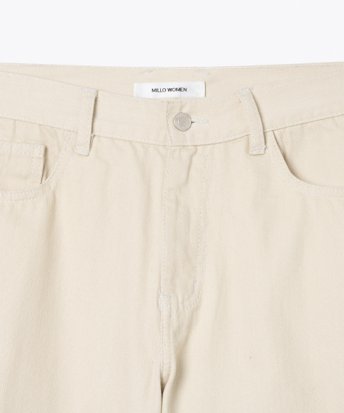 MILLO WOMEN（ミロウーマン）の「ダブルニーコットンルージュパンツ[エクルー]（その他パンツ・レディース・その他・SMALL/MEDIUM）」の2枚目の写真