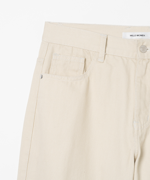 MILLO WOMEN（ミロウーマン）の「ダブルニーコットンルージュパンツ[エクルー]（その他パンツ・レディース・その他・SMALL/MEDIUM）」の3枚目の写真