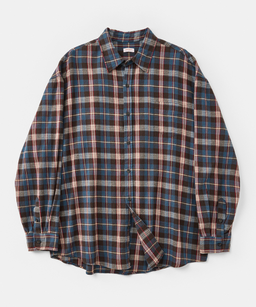 TAKEASY(テイクイージー)の「チェックシャツ(ディープブルー)(シャツ/ブラウス・メンズ・その他・LARGE/SMALL/MEDIUM)」の5枚目の写真