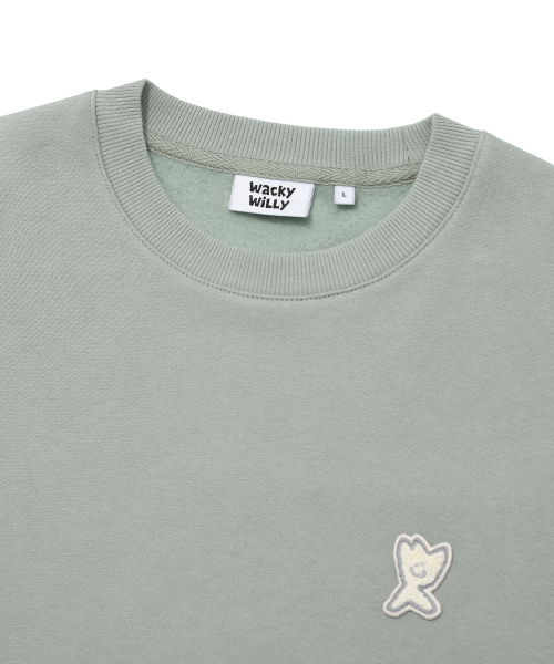 Wacky WiLLy(ワッキーウィリー)の「ワッペン スウェット ミント(スウェット・レディース・その他・LARGE/X-LARGE/SMALL/MEDIUM/X-SMALL)」の6枚目の写真