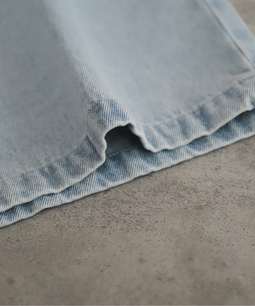 Blanc Bleu Minuit(ブランブルーミニュイ)の「コットンデニム セーラーパンツ(その他パンツ・レディース・サックスブルー/ネイビー・FREE)」の11枚目の写真