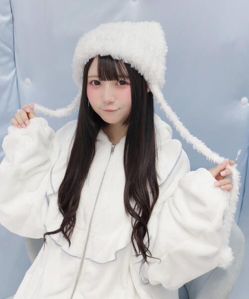 Whinny/しらたまねこパンチ帽（ニットキャップ/ビーニー）｜Whinny