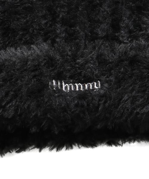 Whinny（ホワイニー）の「Whinny/しらたまねこパンチ帽（ニットキャップ/ビーニー・レディース・ホワイト/グレー/ブラック・FREE）」の15枚目の写真