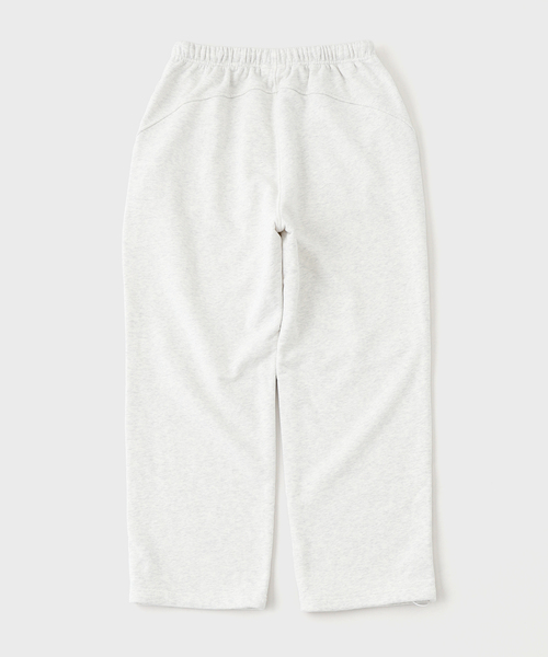 BAYCREW'S DEPO（ベイクルーズデポ）の「SandWaterr / サンドウォーター RESEARCHED EASY PANTS / COTTON（スウェットパンツ・メンズ・アイボリー/ブラック・1/2）」の3枚目の写真