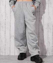 GORGE（ゴージ）の「《クロスロゴ×リラックスシルエット》裏起毛セットアップ対応◎スウェットパンツ（スウェットパンツ・レディース）」