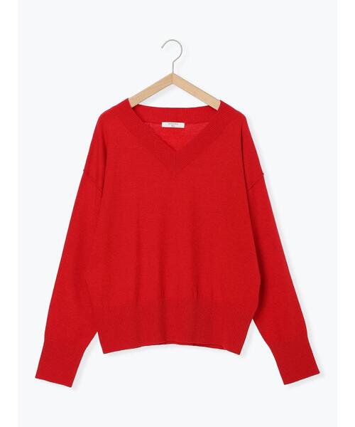 セール】◎Vネックニットプルオーバー（ニット/セーター）｜Samansa