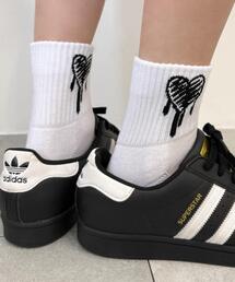 WEGO | WEGO/手書き風ハートハイアンクルソックス(ソックス/靴下)