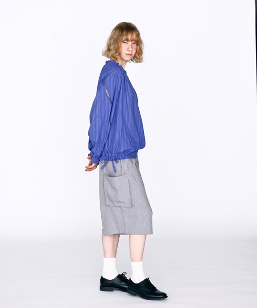 Kelen(ケレン)の「「KELEN / ケレン」ベルト付きデザインハーフパンツ(その他パンツ・レディース・グレー/ブラック/オートミール/ブラウン・S/M)」の7枚目の写真
