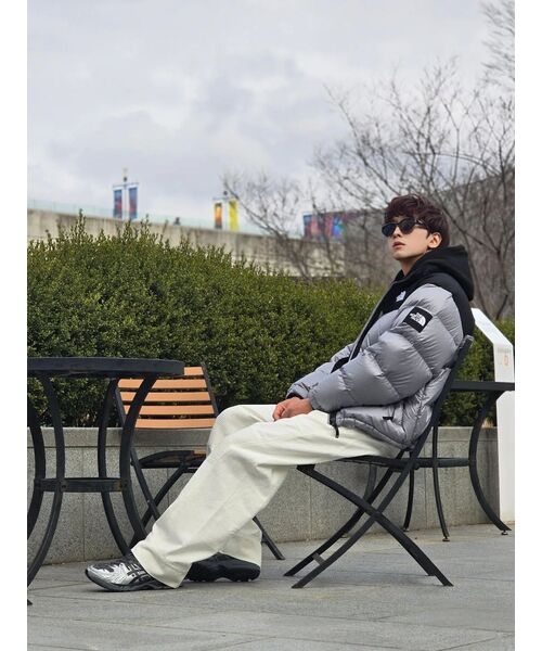 MASSNOUN(マスノウン)の「スマイルオーバーサイズヘビーフードパーカー MWZHD001-BK(パーカー・レディース・その他・LARGE/MEDIUM)」の14枚目の写真