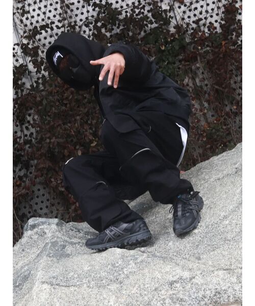 MASSNOUN(マスノウン)の「スマイルオーバーサイズヘビーフードパーカー MWZHD001-BK(パーカー・レディース・その他・LARGE/MEDIUM)」の21枚目の写真