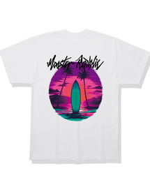 MONSTER REPUBLIC（モンスターリパブリック）の「サーフィンシェイク ラベンダーパープル Tシャツ ホワイト（Tシャツ/カットソー）」