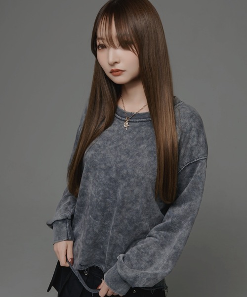 .KOM（ドットコム）の「『.KOM/ドットケーオーエム』デザインスエット【GC】（スウェット・レディース・グレー/ブラック/ピンク・FREE）」の14枚目の写真