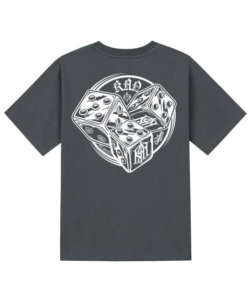 KAN6312(カン6312)の「KTG0135 カジノ 半袖Tシャツ - グレー(Tシャツ/カットソー・メンズ・その他・SMALL/X-LARGE/MEDIUM/LARGE)」の1枚目の写真