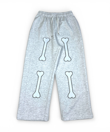 BORN SLIPPY（ボーンスリッピー）の「Dislocated Sweat Pants (White Melange)（スウェットパンツ）」