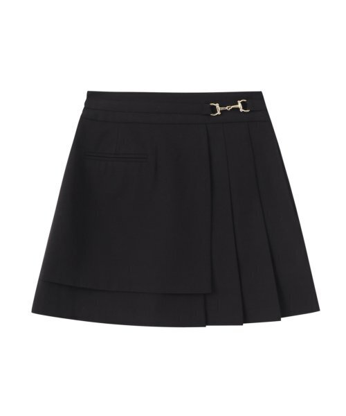 ETMON(エトモン)の「Pleats Chain Mini Skirt Black(スカート・レディース・その他・MEDIUM/SMALL)」の5枚目の写真
