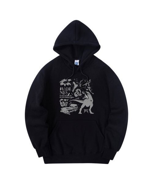 RADINEO(ラディネオ)の「イマジン フード ブラック(パーカー・メンズ・その他・LARGE/MEDIUM/X-LARGE)」の1枚目の写真