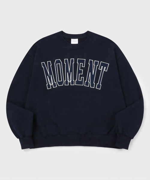 SLOW RECORD HOUSE(スローレコードハウス)の「モーメント スウェットシャツ_ネイビー(スウェット・レディース・その他・LARGE/MEDIUM)」の2枚目の写真
