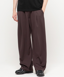 CHAMBROS（チャンブロス）の「クーリングポイントロゴピンタックワイドスウェットパンツ[ブラウン]（スウェットパンツ）」