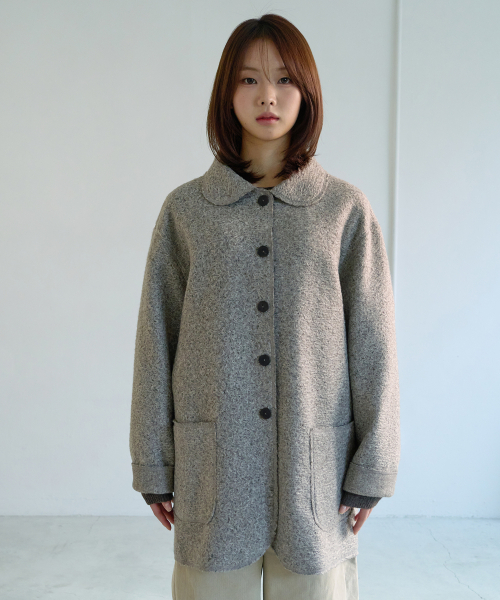 JULIAPEPE(ジュリアペペ)の「Woolly Cozy Coat (Oatmeal)(チェスターコート・レディース・その他・FREE)」の2枚目の写真