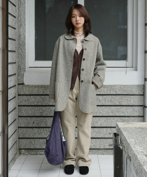 JULIAPEPE(ジュリアペペ)の「Woolly Cozy Coat (Oatmeal)(チェスターコート・レディース・その他・FREE)」の3枚目の写真