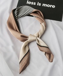 ONEP STAR（ワンピスター）の「2枚セット×シルキー配色スカーフ（バンダナ/スカーフ）」