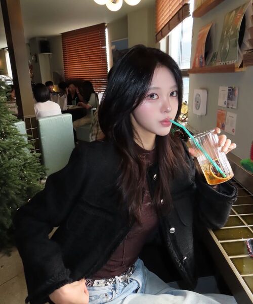 DEHEVE（デヘヴェ）の「Fringe Trimming Tweed Jacket [Black]（その他アウター・レディース・ブラック・MEDIUM/SMALL）」の16枚目の写真