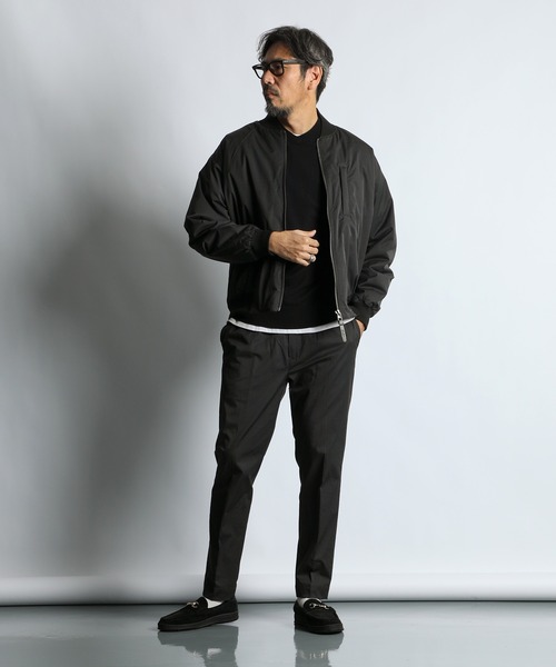 N/C PUDDING MA-1 JACKET：コットンナイロン 中綿入り MA-1ジャケット