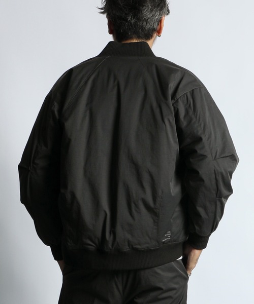 N/C PUDDING MA-1 JACKET：コットンナイロン 中綿入り MA-1ジャケット