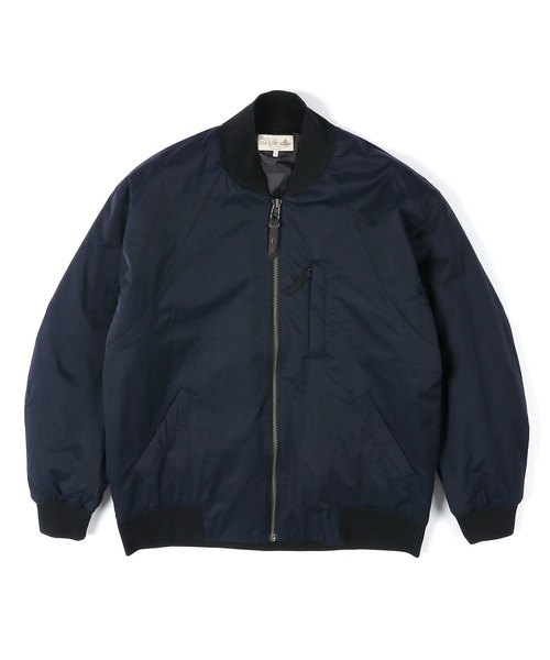 N/C PUDDING MA-1 JACKET：コットンナイロン 中綿入り MA-1ジャケット