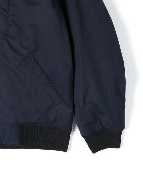 The DUFFER of ST.GEORGE（ザダファーオブセントジョージ）の「N/C PUDDING MA-1 JACKET：コットンナイロン 中綿入り MA-1ジャケット（MA-1・メンズ・ブラック/ネイビー・SMALL/MEDIUM/LARGE/X-LARGE）」の15枚目の写真