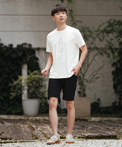 CALL&RESPONSE(コールアンドレスポンス)の「mp14414- 切り替えハーフパンツ-NOBIRU P(262-1551-02)(その他パンツ・メンズ・グレイッシュベージュ/ブラック・4/2)」の14枚目の写真
