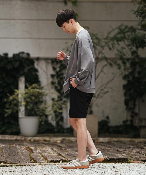 CALL&RESPONSE(コールアンドレスポンス)の「mp14414- 切り替えハーフパンツ-NOBIRU P(262-1551-02)(その他パンツ・メンズ・グレイッシュベージュ/ブラック・4/2)」の15枚目の写真