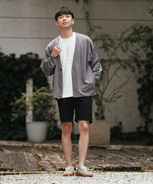 CALL&RESPONSE(コールアンドレスポンス)の「mp14414- 切り替えハーフパンツ-NOBIRU P(262-1551-02)(その他パンツ・メンズ・グレイッシュベージュ/ブラック・4/2)」の16枚目の写真